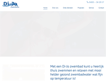 Tablet Screenshot of inbouwzwembaden.nl